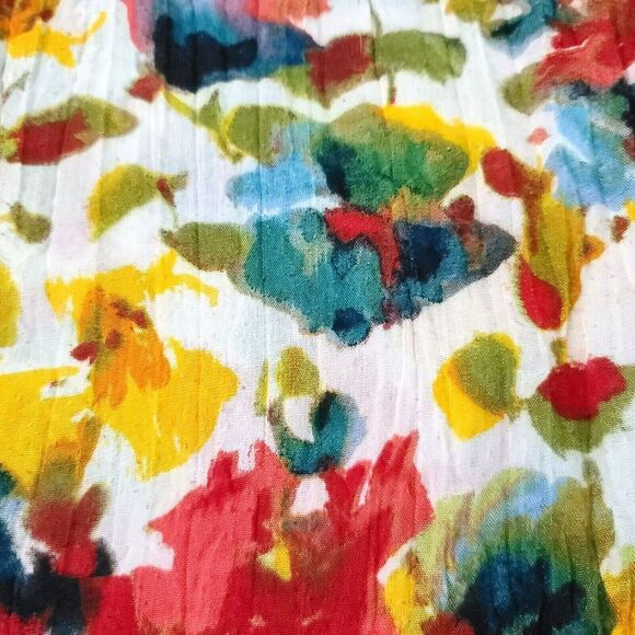 Art And Soul Womens Button Up Blouse Multi-Color Size Small 100% Polyester - Picture 11 of 12